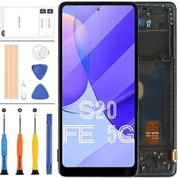 Ladyson For Samsung Galaxy S20 FE 5G Screen Replacement [Not Original] For Samsung S20 FE Screen Replacement Kit SM-G781U1/DS G781A G781W 6.5inch LCD